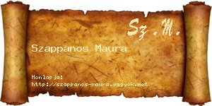 Szappanos Maura névjegykártya